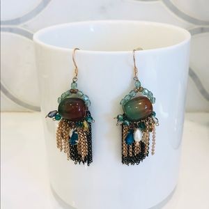 A pair of gorgeous statement earrings